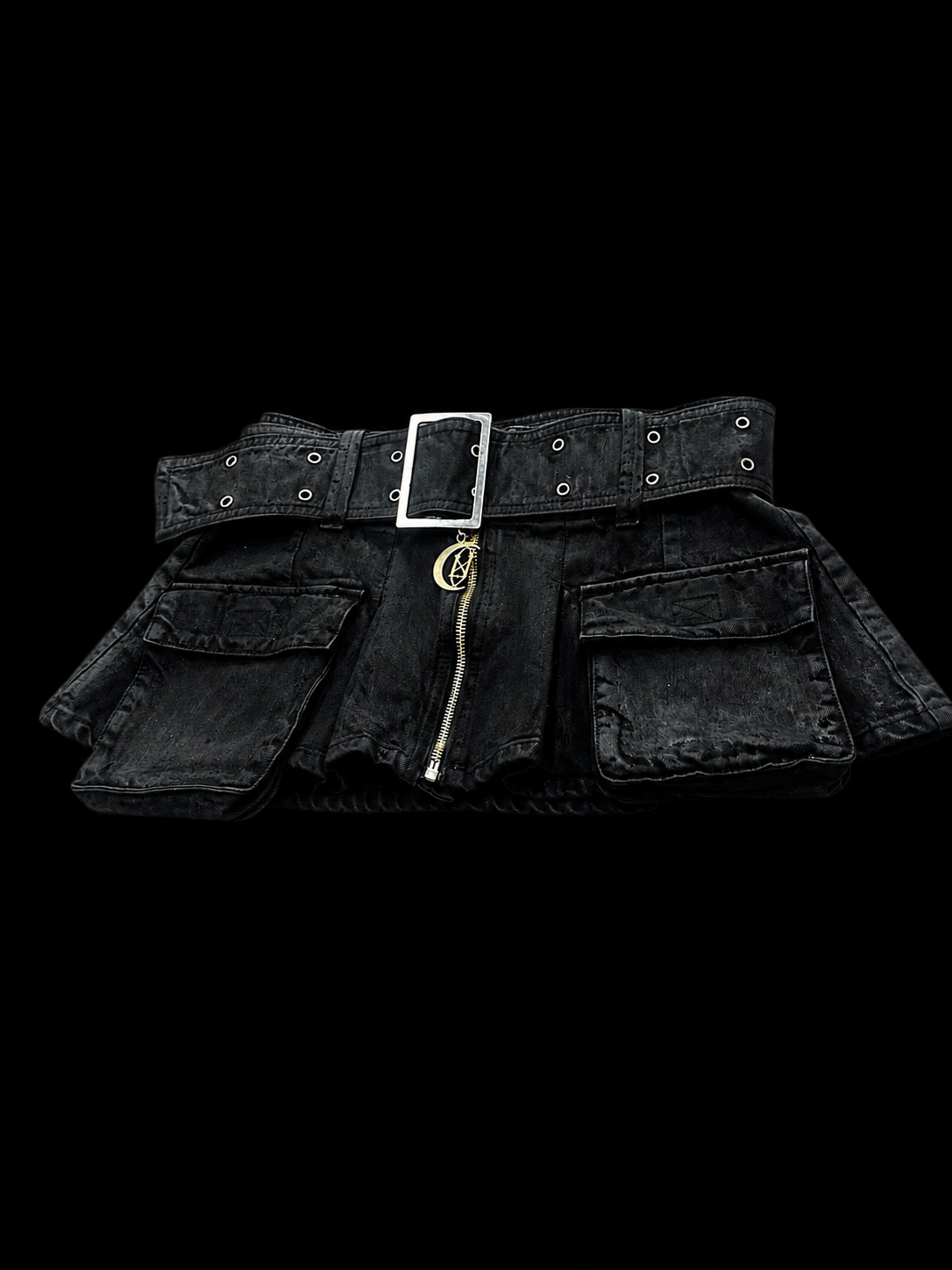 Noir_Waxed_Denim_Miniskirt.F7